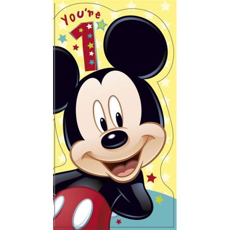 You're 1 Disney Mickey Mouse Birthday Card £2.40